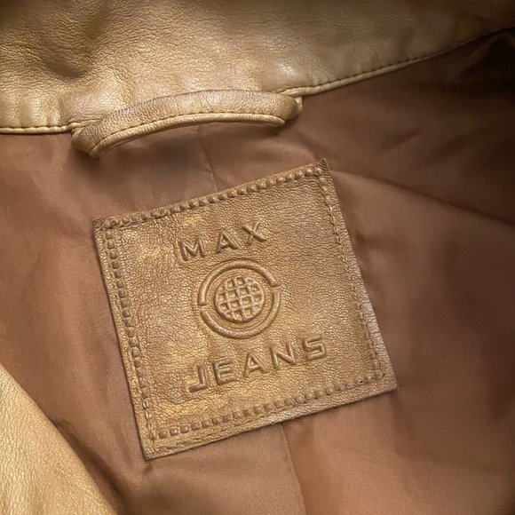 Max Jeans Vegan Leather Moto Jacket - Medium - Picture 5 of 10